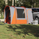 Vidaxl autotent 4-persoons waterdicht grijs en oranje - afbeelding 3