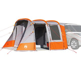 Vidaxl autotent waterdicht grijs en oranje - afbeelding 1