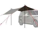 Vidaxl autotent waterdicht grijs en oranje - afbeelding 1