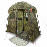 Vidaxl douchetent 2-persoons waterdicht camouflage - afbeelding 2