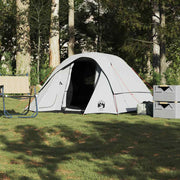 Vidaxl kampeertentcabine 4-persoons verduisterende stof wit waterdicht - afbeelding 1