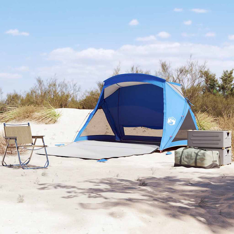 Vidaxl strandtent 2-persoons waterdicht azuurblauw