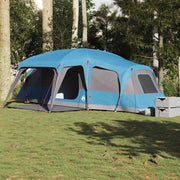 Vidaxl familietent met verandakoepel 9-persoons waterdicht blauw - afbeelding 3