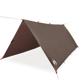 Vidaxl kampeerluifel waterdicht 406x306 cm bruin - afbeelding 2