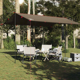 Vidaxl kampeerluifel waterdicht 406x306 cm bruin - afbeelding 3