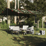 Vidaxl kampeerluifel waterdicht 451x420 cm camouflage - afbeelding 1