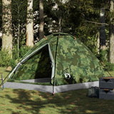 Vidaxl koepeltent 4-persoons waterdicht camouflage - afbeelding 1