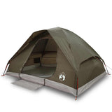 Vidaxl koepeltent 2-persoons waterdicht bruin - afbeelding 2