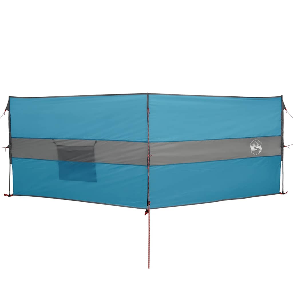 Vidaxl windscherm camping waterdicht 344x120 cm blauw