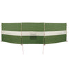 Vidaxl windscherm camping waterdicht 490x123 cm groen