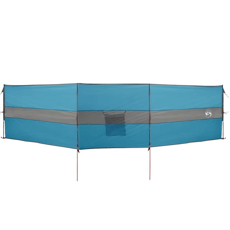 Vidaxl windscherm camping waterdicht 490x123 cm blauw