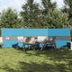 Vidaxl windscherm camping waterdicht 490x123 cm blauw