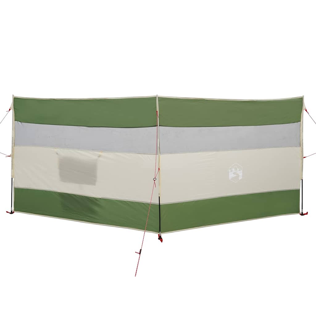 Vidaxl windscherm camping waterdicht 340x130 cm groen