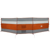 Vidaxl windscherm camping waterdicht 508x130 cm grijs en oranje
