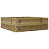 Vidaxl plantenbak 70x70x23 cm geïmpregneerd grenenhout