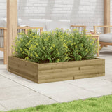 Vidaxl plantenbak 100x100x23 cm geïmpregneerd grenenhout - afbeelding 3