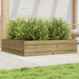 Vidaxl plantenbak 100x100x23 cm geïmpregneerd grenenhout - afbeelding 1