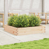 Vidaxl plantenbak 110x110x23 cm massief grenenhout