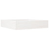 Vidaxl plantenbak 110x110x23 cm massief grenenhout wit
