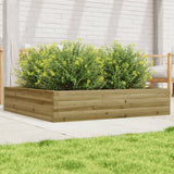 Vidaxl plantenbak 110x110x23 cm geïmpregneerd grenenhout - afbeelding 1