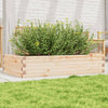 Vidaxl plantenbak 110x60x23 cm massief grenenhout