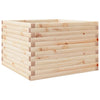 Vidaxl plantenbak 70x70x45,5 cm massief grenenhout