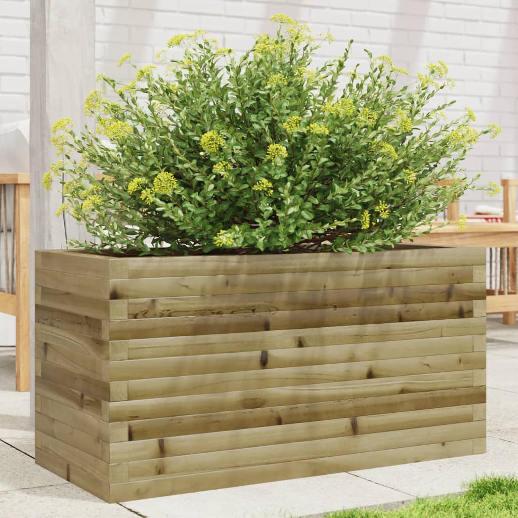 Vidaxl plantenbak 90x40x45,5 cm geïmpregneerd grenenhout