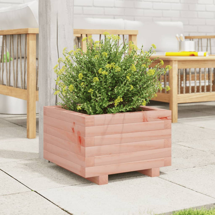 Vidaxl plantenbak 40x40x26,5 cm massief douglashout