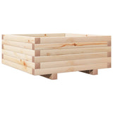 Vidaxl plantenbak 60x60x26,5 cm massief grenenhout - afbeelding 2