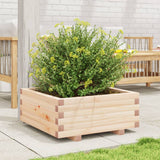 Vidaxl plantenbak 60x60x26,5 cm massief grenenhout - afbeelding 3