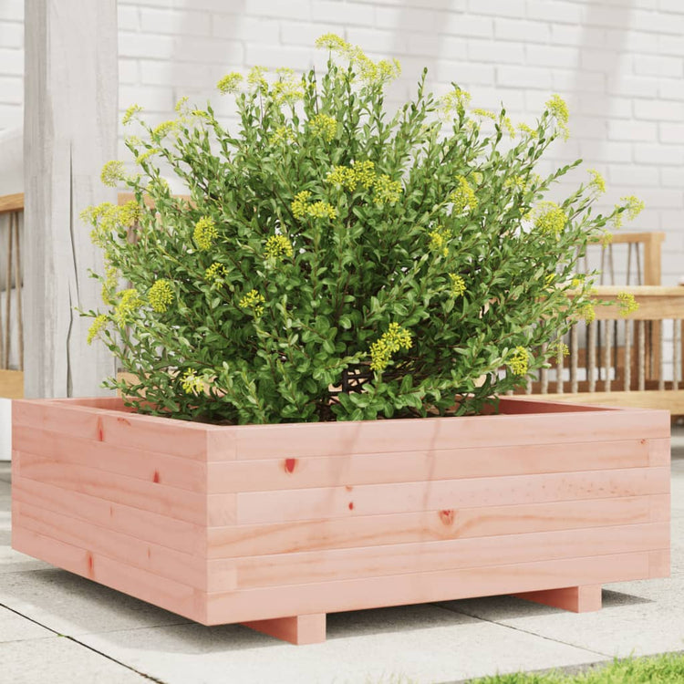Vidaxl plantenbak 70x70x26,5 cm massief douglashout