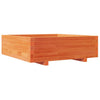 Vidaxl plantenbak 80x80x26,5 cm massief grenenhout wasbruin