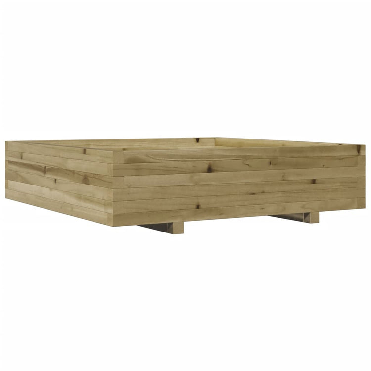 Vidaxl plantenbak 100x100x26,5 cm geïmpregneerd grenenhout