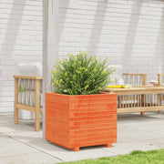 Vidaxl plantenbak 50x50x49,5 cm massief grenenhout wasbruin - afbeelding 3