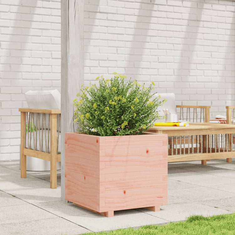 VidaXL Plantenbak 50x50x49,5 cm massief douglashout