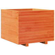 Vidaxl plantenbak 60x60x49,5 cm massief grenenhout wasbruin - afbeelding 2