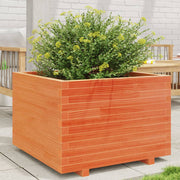 Vidaxl plantenbak 70x70x49,5 cm massief grenenhout wasbruin - afbeelding 1