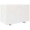 Vidaxl plantenbak 70x40x49,5 cm massief grenenhout wit