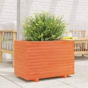Vidaxl plantenbak 70x40x49,5 cm massief grenenhout wasbruin - afbeelding 3