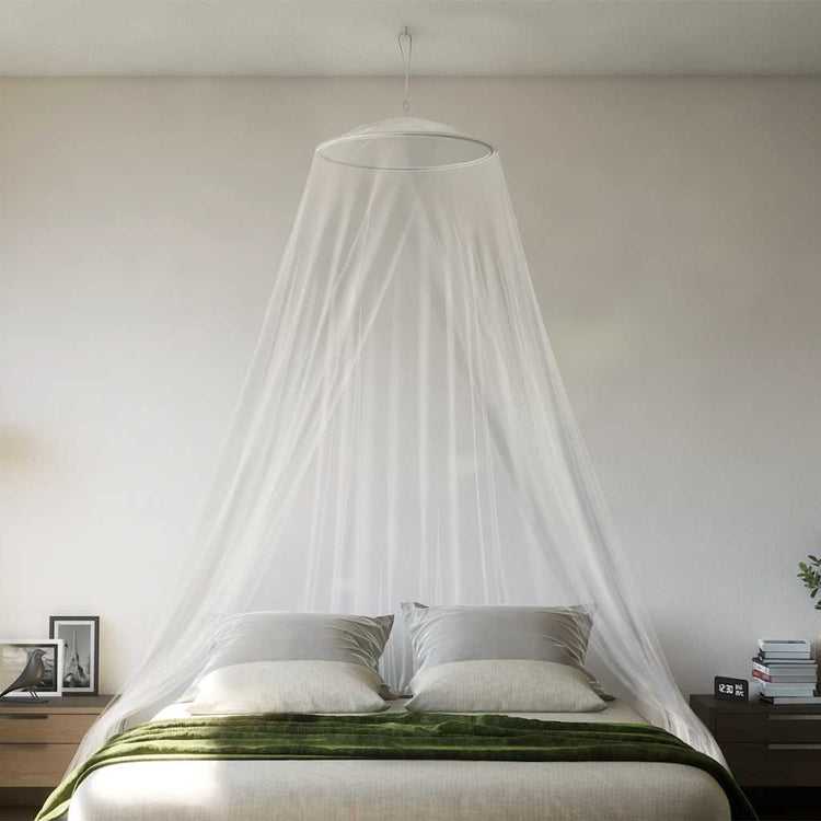 Vidaxl muggennet voor bed a-vorm 156 mesh 1020 cm polyester