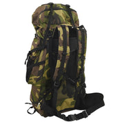 Vidaxl wandelrugzak 60 l camouflage oxford stof groen - afbeelding 3