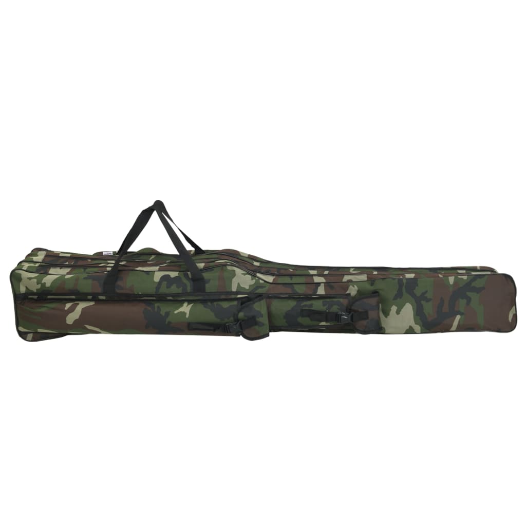 Vidaxl hengeltas 150 cm camouflage oxford stof groen