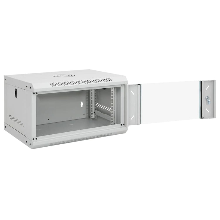 Vidaxl 6u wandgemonteerde netwerkkast 19 ip20 53x40x30 cm