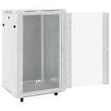 Vidaxl netwerkkast met draaiwieltjes 18u 19 ip20 60x60x100 cm - afbeelding 2