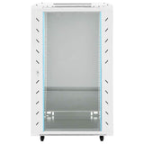 Vidaxl netwerkkast met draaiwieltjes 18u 19 ip20 60x60x100 cm - afbeelding 3