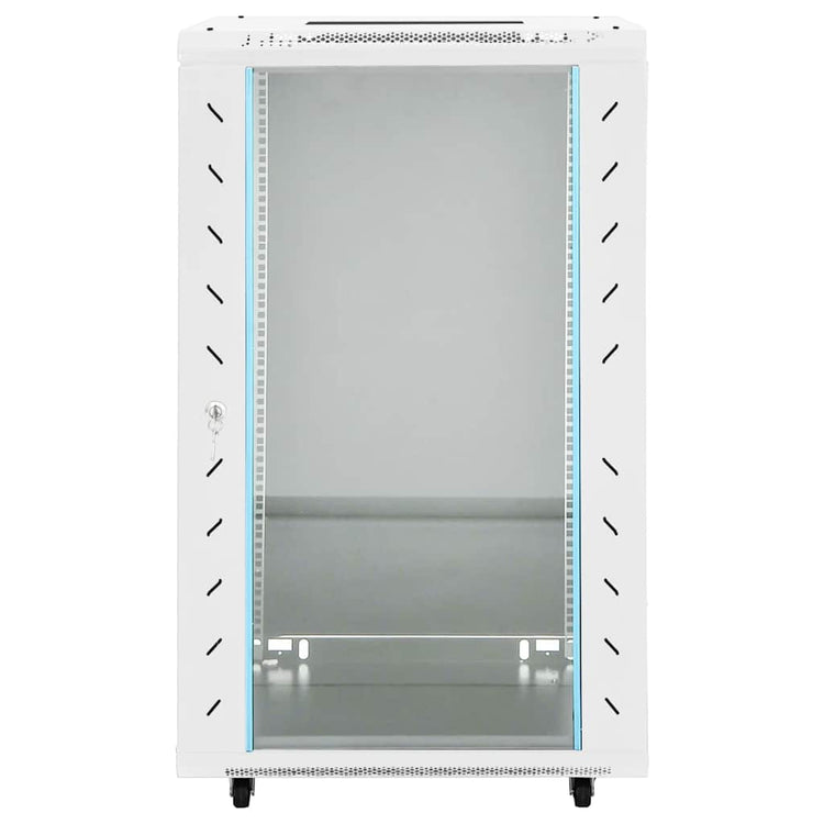 Vidaxl netwerkkast met draaiwieltjes 18u 19 ip20 60x60x100 cm