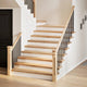 Vidaxl traptreden 4 st 120x30x2 cm onbehandeld massief eikenhout