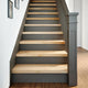 Vidaxl traptreden 8 st 80x25x2 cm onbehandeld massief eikenhout