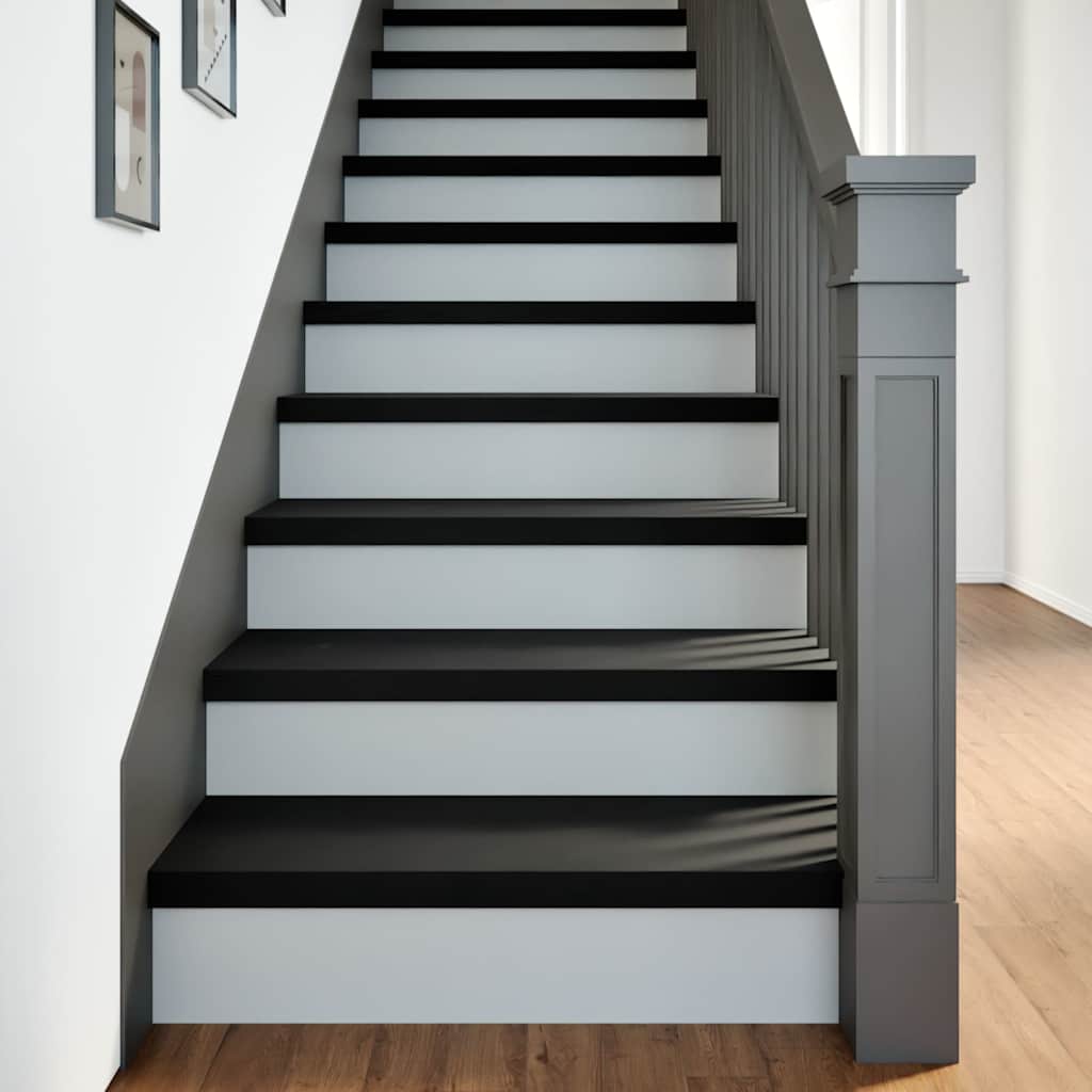 Vidaxl traptreden 4 st 70x25x2 cm massief eikenhout donkerbruin