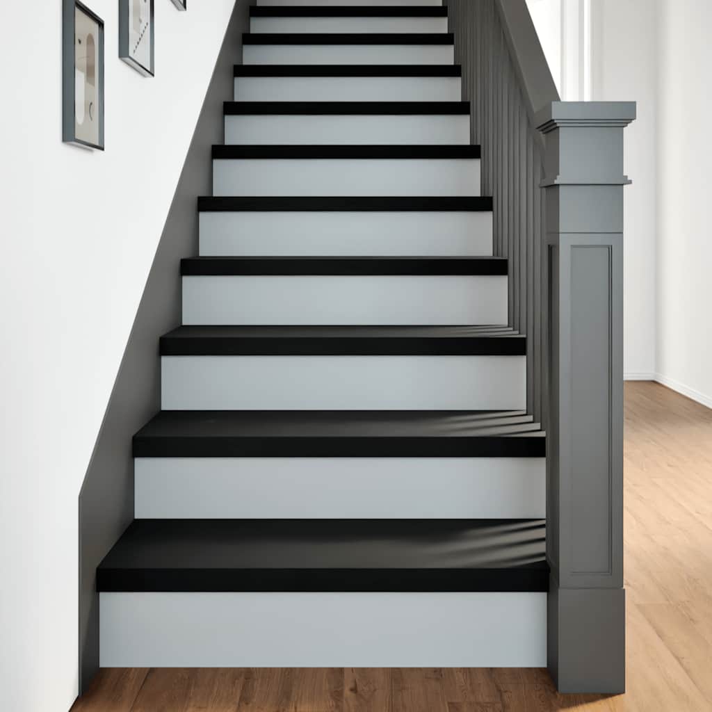 Vidaxl traptreden 4 st 80x25x2 cm massief eikenhout donkerbruin